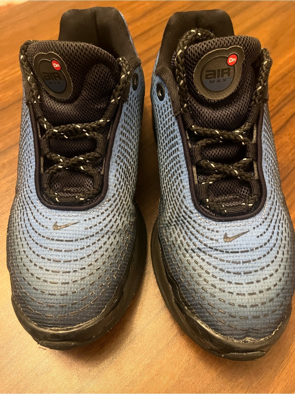 Nike Kids' Air Max Blue and Black Sneakers